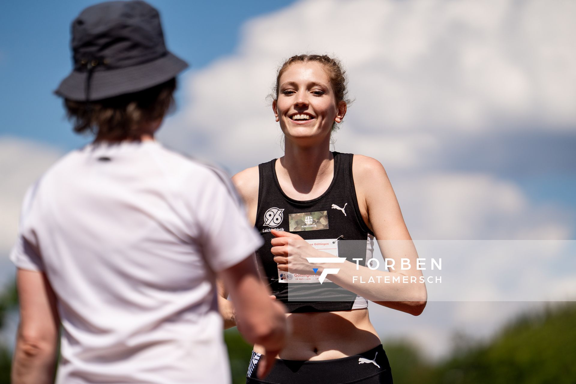 Imke Onnen (Hannover 96) im Hochsprung am 03.07.2022 waehrend den NLV+BLV Leichtathletik-Landesmeisterschaften im Jahnstadion in Goettingen (Tag 1)